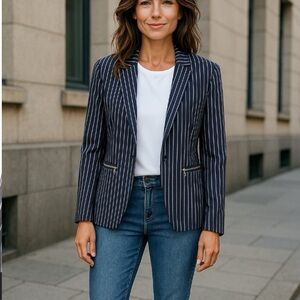 Jones New York Polyester Blue Separates for Women Size 10